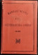 Lettura Greca - V. Inama - Manuali Hoepli - 1886 - Collectors Manuals