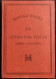 Letteratura Tedesca - O. Lange, A. Paganini - Manuali Hoepli - 1885 - Collectors Manuals