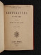 Letteratura Inglese - E. Solazzi - Manuali Hoepli - 1889 - Manuali Per Collezionisti