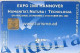 CARTE-PUCE-ANDORRE-50U-AND118-OB2-10/2000-EXPO 2000 HANNOVER-TBE - Andorre