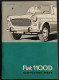 Fiat 1100D Instruction Book - Maintenance-Specifications - 2^ Ed. 1963 - Motoren