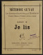 Méthode Guyau - Je Lis - Livret II - Lib. Colin - Enfants