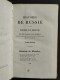 Historie De Russie Et De Pierre Le-Grand - Ed. Le Charlier - 1829 - 2 Vol. - Libri Antichi