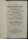 Del Risorgimento D'Italia Dopo Il Mille - S. Bettinelli - Ed. Cavalletti - 1819/20 - 4 Vol. - Libri Antichi