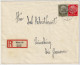 ALLEMAGNE / GERMANY - 1940 Mi.519 & Mi.523 Used On Registered Cover From " WIEN 128 / B " To Lüneburg-bei-Hanover - Cartas & Documentos