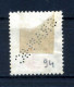 1887 GRAN BRETAGNA N.94 USATO PERFIN "Graphic" - Used Stamps