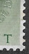 Plaatfout Verticale Groene Vlek Rechtonder In 1951 C.I.D.J. NVPH 10 Cent Groen NVPH D 34 PM 2 - Dienstmarken
