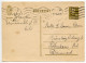 Norway 1938 15o. Lion Rampant Postal Card; Oslo To Copenhagen, Denmark - Ganzsachen