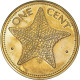 Monnaie, Bahamas, Elizabeth II, Cent, 1977, Franklin Mint, U.S.A., Proof, FDC - Bahamas
