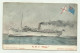 H.M.T. REWA - OCEAN LINER SERIES - RETRO TIMBRO FEROZEPUR INDIA - VIAGGIATA FP - Paquebots