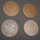 Lot De 4 X 5 Centimes Tunisie Protectorat Français 1914 Et 1916 (Al Nasir) 1891 (2 X Ali Bey) - Tunesien