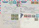 SUISSE - 1958/1961 - PRO-PATRIA - 6 ENVELOPPES De THUN / GENEVE (COIN DATE !) => ORAN (ALGERIE) - MINERAUX / FOSSILES - Covers & Documents