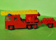 Lot Ancien Jeux De Construction LEGO 640 - CAMION De POMPIER Avec REMORQUE - Document De Montage - Vers 1970 - Lego System