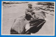 Denmark, Faroe Islands, Klakksvik , Grindehval, Boy And Pilote Whale, Garçon Et Baleine, Real Photo Postcard - Faroe Islands