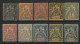 ETABLISSEMENTS DE L'OCEANIE FAUX FOURNIER Des N° 5 + 10 + 11 + 12 + 13 + 15 + 16 + 17 + 18 + 20 Neufs Voir Description - Unused Stamps