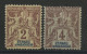 MADAGASCAR (Sainte Marie) FAUX FOURNIER Des N° 29 Et 30 Neufs * (MH) - Nuevos