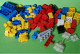 Lot Ancien Jeux De Construction LEGO - Ensemble De 100 éléments DIVERS Formes Et Couleurs - Vers 1970 - Lotes