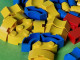 Delcampe - Lot Ancien Jeux De Construction LEGO - Ensemble De 100 éléments DIVERS Formes Et Couleurs - Vers 1970 - Lots