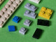 Lot Ancien Jeux De Construction LEGO - Ensemble De 19 éléments PLATS De Couleurs Et Formes Divers - Vers 1970 - Lotes