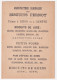 JAMAIS COLLEE Rare Chromo Biscuits Pernot 1895 Théâtre Pierrot Arlequin Vin Rouge Alcool Dijon Genève A89-59 - Pernot