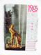 Calendar 10x14cm 1965 Ussr Petrodvorets, Full 12 Months - Tamaño Grande : 1961-70