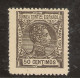 COLONIAS GUINEA  Edifil 51** Mnh  50 Ctos. Castaño  1907  NL1540 - Guinea Española