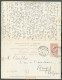 E.P. Carte Double (voyagée Dans Les 2 Sens) De BRUGES 25 Avril 1902 Vers Paris Via Lille Et Retour Dc PARIS 24 R. De CLE - Cartes Postales 1871-1909