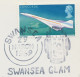 GB 1969 Swansea Glam (with "763" Killer) On Very Fine Cover - Variety: Only One Phosphorband At Left (not Known By S.G. - Storia Postale