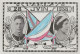 CARTE POSTALE CPSM 1938 Visite Souverains Britanniques PARIS King Roi EDOUARD VI Queen Reine ELIZABETH YT 400 Oblitéré - Storia Postale