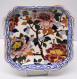 Delcampe - -PANIERE COUPE A FRUITS FAIENCE GIEN PIVOINE FRANCE TAMPON GIEN Décoré Main BD    E - Gien (FRA)