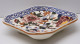 Delcampe - -PANIERE COUPE A FRUITS FAIENCE GIEN PIVOINE FRANCE TAMPON GIEN Décoré Main BD    E - Gien (FRA)