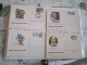 Lot De 16 Cartes Postales Entiers Postaux Decorées De Russie Set Of 16 Full Postcards From Russia - Verzamelingen