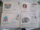 Delcampe - Lot De 16 Enveloppes Entiers Postaux Decorées De Russie Set Of 16 Full Cover Decored From Russia - Collezioni