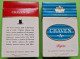 Lot 2 Anciens PAQUETS De CIGARETTES Vide - CRAVEN "A" - Vers 1980 - Etuis à Cigarettes Vides