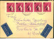 1955, Luftpostbrief Ab FRANKFURT (MAIN) Mit Dekorativer MeF - Other & Unclassified