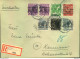 1948, 60 Pfg. Ziffer Netzaufdruck Auf Portogerechtem R-Brief (108 P) - Other & Unclassified