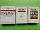 Lot 3 Anciens PAQUETS De CIGARETTES Vide - NEWS - Vers 1980 - Estuches Para Cigarrillos (vacios)