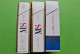 Lot 3 Anciens PAQUETS De CIGARETTES Vide - MS - Vers 1980 - Empty Cigarettes Boxes