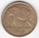 Congo Belge, 1 FRANC 1949 Elephant, En Laiton , KM# 26 - 1945-1951: Regency