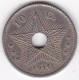 Congo Belge, 10 Centimes 1911, En Cupro Nickel, KM# 18 - 1910-1934: Albert I