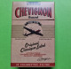 Ancien PAQUET De CIGARETTES Vide - CHEVIGNON - Avion - Vers 1980 - Etuis à Cigarettes Vides