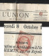 Journaux.  N°51 Sur Journal Entier "l'union De L'Yonne" Du 8 Octobre 1873. - Periódicos