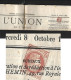 Journaux.  N°51 Sur Journal Entier "l'union De L'Yonne" Du 8 Octobre 1873. - Newspapers