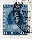 ITALIA MARCHE DA BOLLO MINERVA 2 + 30 LIRE 1965 REVENUE STAMP SU QUIETANZA TESORERIA DELLO STATO INCIS - Fiscales