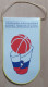 Basketball Federation Of Slovenia Košarkaška Zveza Savez Slovenija PENNANT, SPORTS FLAG ZS 2/12 - Apparel, Souvenirs & Other