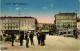 T2 1915 Fiume, Rijeka; Piazza Adamich / Square, Grand Hotel Europe + "K.u.K. Spitalszug No. 3." - Unclassified