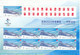 China 2021-12 Olympic Winter Games Beijing 2022 -Competition Venues  Stamps Full Sheet - Hiver 2022 : Pékin