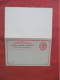 USPS Scott UY11 2c Red On Cream Liberty Head G (Good) Postal Reply Card   Ref 5978 - - Souvenirkaarten