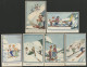 A. LELLY 6 Cartes Humoristiques Sur Le Ski En Couleur Dont 5 Neuves Voir Description - Sonstige & Ohne Zuordnung