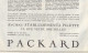 Publicité-Voiture Automobile-"Packard-Huit Cylindres-Légère"-Anciens Ets Pilette-Bruxelles-Soir Illustré Du 2/4/1932 - Cars